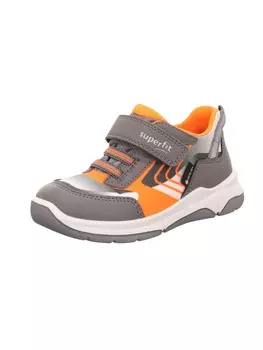 Кроссовки на шнуровке superfit, цвет hellgrau/orange