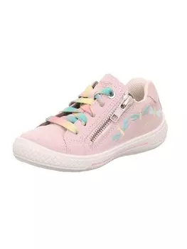 Кроссовки на шнуровке superfit, цвет rosa/hellgrn