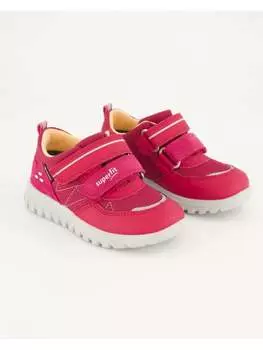 Кроссовки на шнуровке superfit, розовый