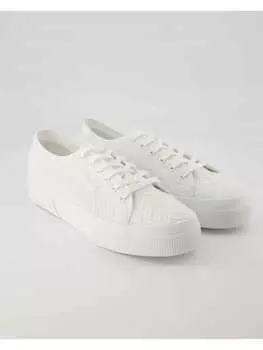 Кроссовки на шнуровке Superga, белый