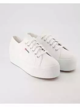 Кроссовки на шнуровке Superga, белый