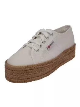 Кроссовки на шнуровке Superga, белый