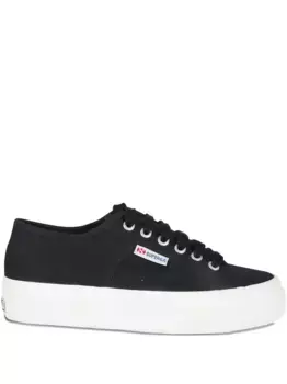 Кроссовки на шнуровке Superga, черный