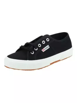 Кроссовки на шнуровке Superga, черный/белый