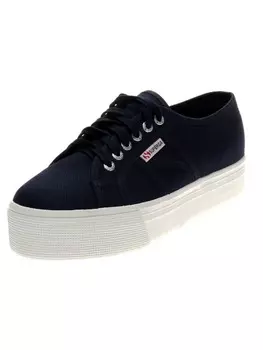 Кроссовки на шнуровке Superga, синий