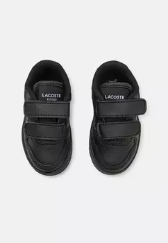 Кроссовки на шнуровке T-CLIP SET INFANT COURT UNISEX Lacoste, черный