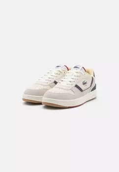 Кроссовки на шнуровке T-CLIP SET Lacoste, кремовый