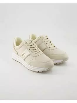 Кроссовки на шнуровке Tamaris, бежевый