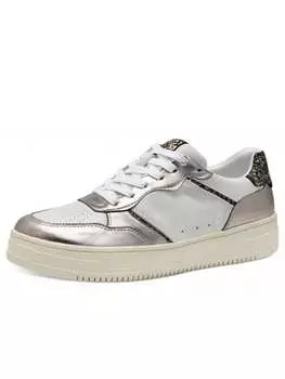 Кроссовки на шнуровке Tamaris, бежевый