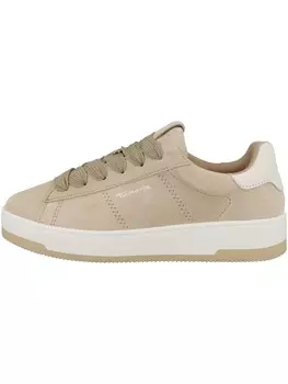 Кроссовки на шнуровке Tamaris, бежевый