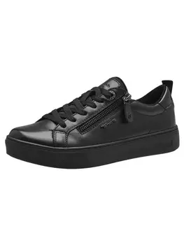 Кроссовки на шнуровке Tamaris, цвет black nappa