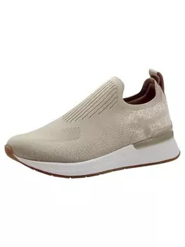Кроссовки на шнуровке Tamaris, цвет ivory metallic