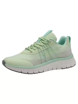 Кроссовки на шнуровке Tamaris, цвет light green