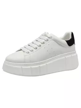Кроссовки на шнуровке Tamaris, цвет white/black