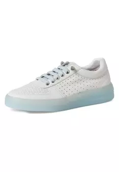 Кроссовки на шнуровке Tamaris, цвет White/Lt.Blue