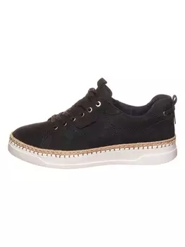 Кроссовки на шнуровке Tamaris Leder-Sneakers, темно-синий