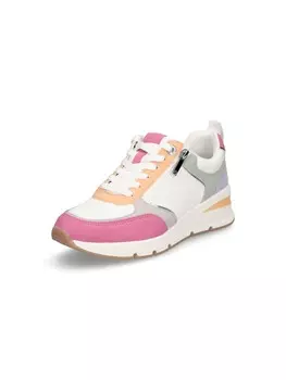 Кроссовки на шнуровке Tamaris, разноцветный