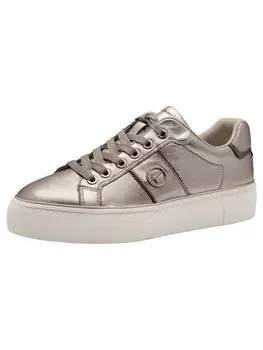 Кроссовки на шнуровке Tamaris Sneaker, цвет LIGHT GOLD