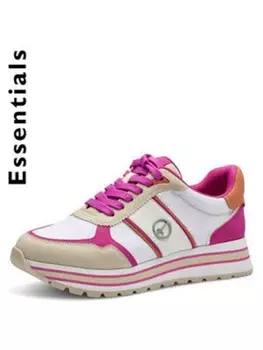 Кроссовки на шнуровке Tamaris Sneaker, красный