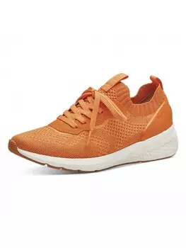 Кроссовки на шнуровке Tamaris Sneaker, оранжевый