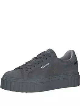 Кроссовки на шнуровке Tamaris Sneaker, серый