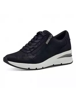 Кроссовки на шнуровке Tamaris Sneaker, синий