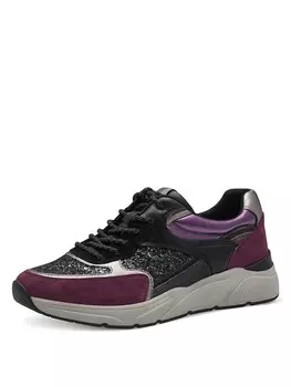 Кроссовки на шнуровке Tamaris Sneakers, красочный