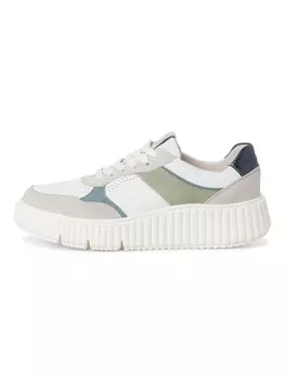 Кроссовки на шнуровке Tamaris, светло-серый