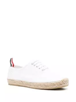 Кроссовки на шнуровке Thom Browne, белый