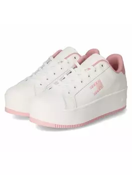 Кроссовки на шнуровке Tommy Hilfiger Low Sneaker FLATFORM, белый