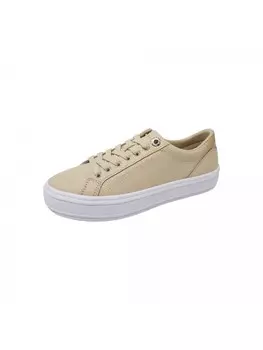 Кроссовки на шнуровке Tommy Hilfiger Sneaker, бежевый