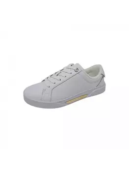 Кроссовки на шнуровке Tommy Hilfiger Sneaker Chic lth Court, белый