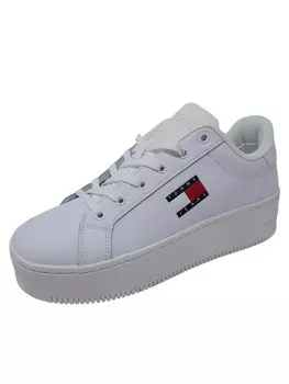 Кроссовки на шнуровке Tommy Hilfiger Sneaker TJW Flatforam, белый