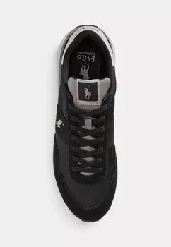 Кроссовки на шнуровке TRAIN 89 SUEDE PANELED SNEAKER Ralph Lauren, черный