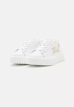 Кроссовки на шнуровке TRAINERS Karl Lagerfeld, белый