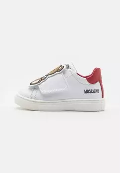Кроссовки на шнуровке UNISEX MOSCHINO, белый