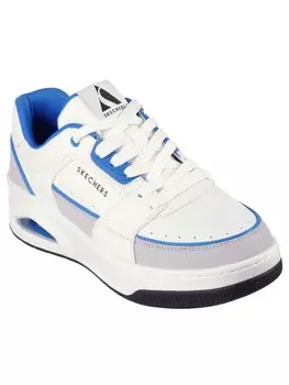 Кроссовки на шнуровке UNO COURT Skechers, белый/синий