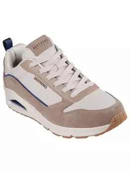 Кроссовки на шнуровке UNO Skechers, бежевый