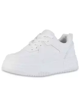 Кроссовки на шнуровке VAN HILL, белый