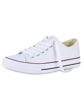 Кроссовки на шнуровке VAN HILL, белый