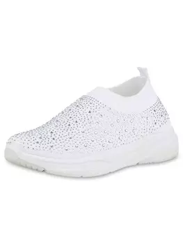 Кроссовки на шнуровке VAN HILL, белый