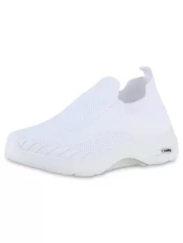 Кроссовки на шнуровке VAN HILL, белый