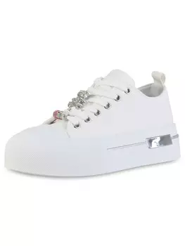 Кроссовки на шнуровке VAN HILL, белый