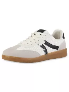 Кроссовки на шнуровке VAN HILL, черный