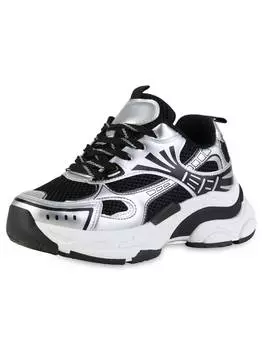 Кроссовки на шнуровке VAN HILL, цвет schwarz metallic