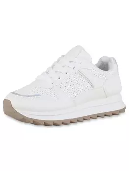 Кроссовки на шнуровке VAN HILL, цвет weiss holo