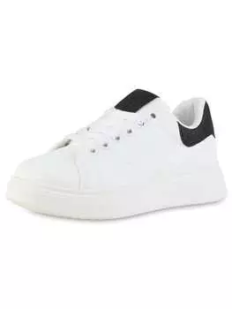 Кроссовки на шнуровке VAN HILL, цвет weiss schwarz