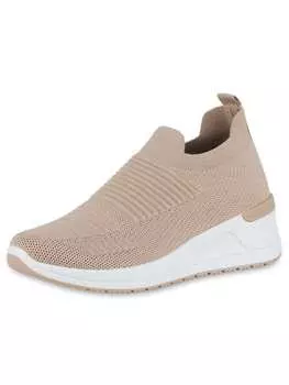 Кроссовки на шнуровке VAN HILL, хаки