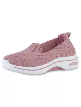 Кроссовки на шнуровке VAN HILL, старый розовый