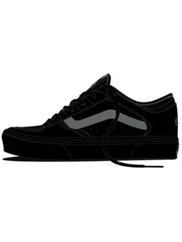 Кроссовки на шнуровке Vans Kinder Sneaker, черный